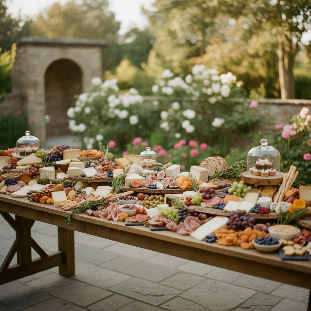 Event Grazing Tables - No Face and No Text